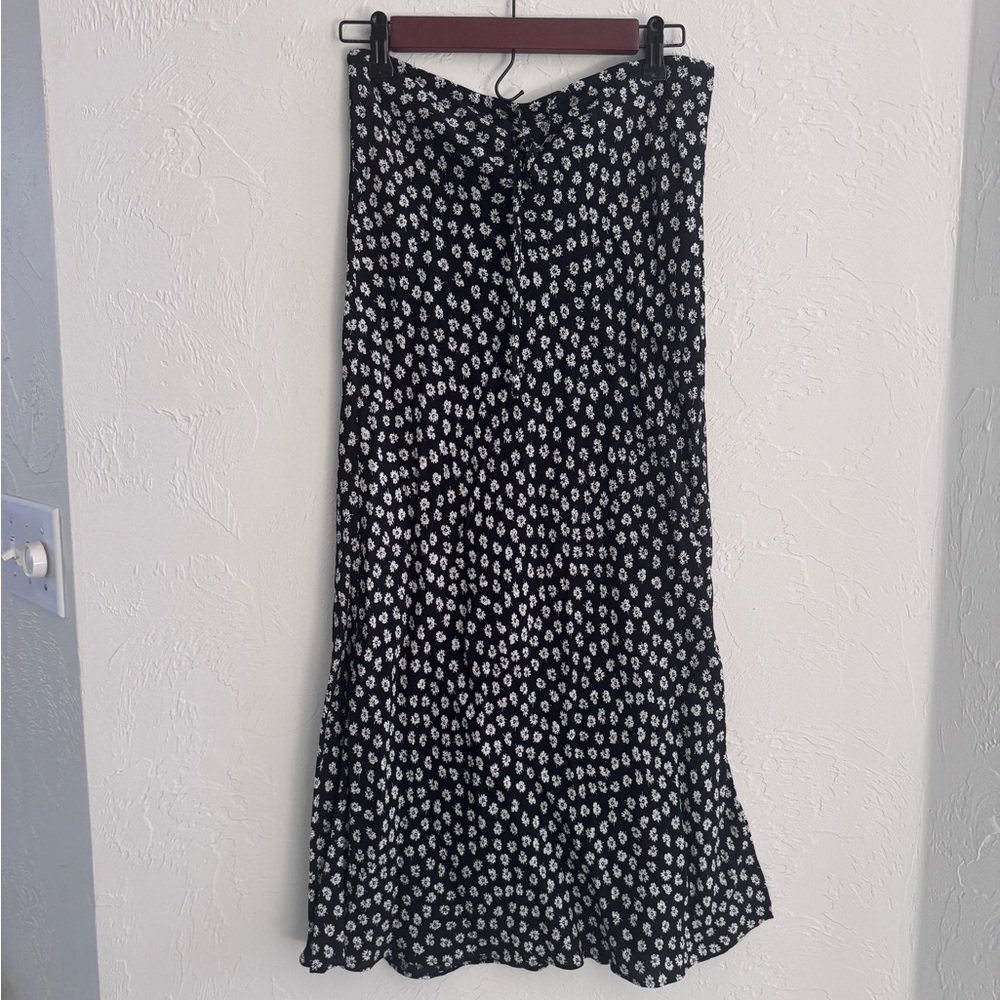 Madewell floral slip skirt midi maxi